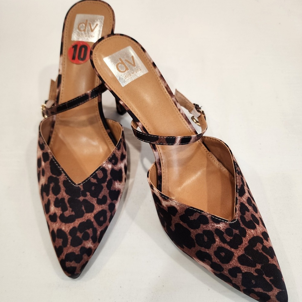 DV by Dolce Vita Size 10 Elodey Leopard Stiletto Size 10 New Without Box